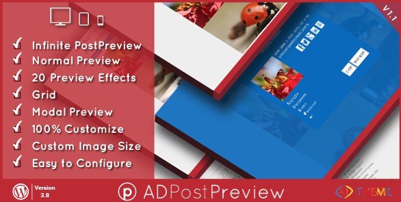 AD Post Preview WordPress Plugin