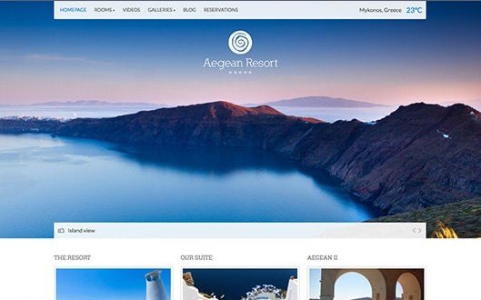 CSS Igniter Aegean Resort WordPress Theme