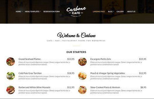 CSS Igniter Carbone WordPress Theme