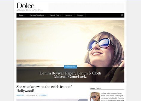 CSS Igniter Dolce WordPress Theme