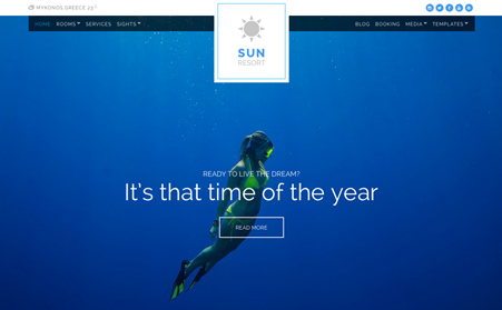 CSS Igniter Sun Resort WordPress Theme