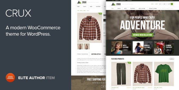 Crux - A Modern And Lightweight WooCommerce Theme