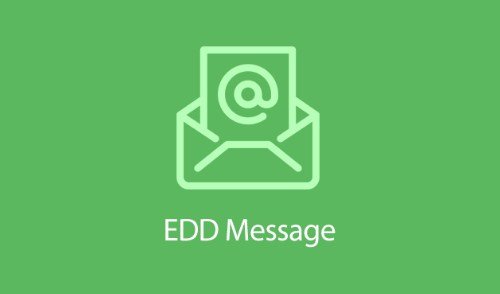 Easy Digital Downloads Message Addon