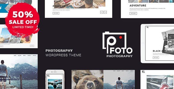 Foto - Photography WordPress Themes for Photographers
