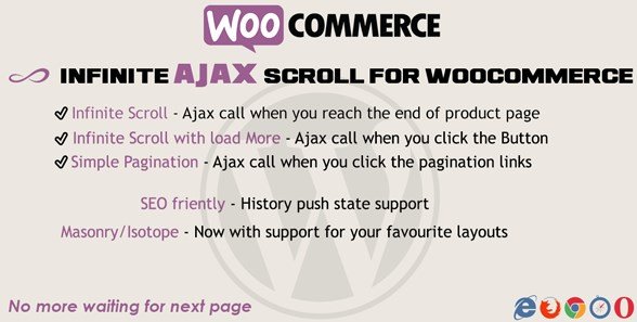 Infinite Ajax Scroll Woocommerce