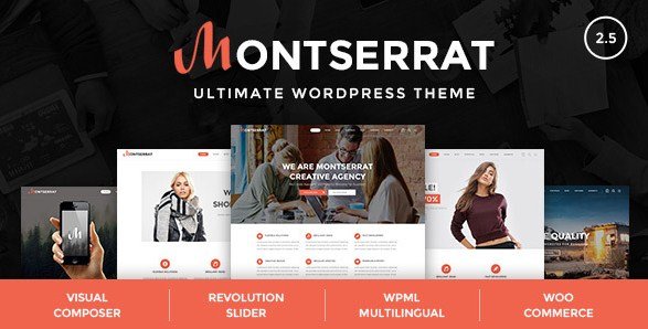 Montserrat - Multipurpose Modern WordPress Theme