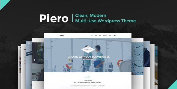 PIERO - Clean Modern Multi-Use WordPress Theme