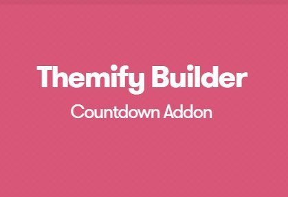 Themify Countdown Builder