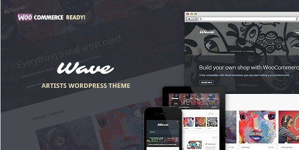 Wave - WordPress Theme For Artists