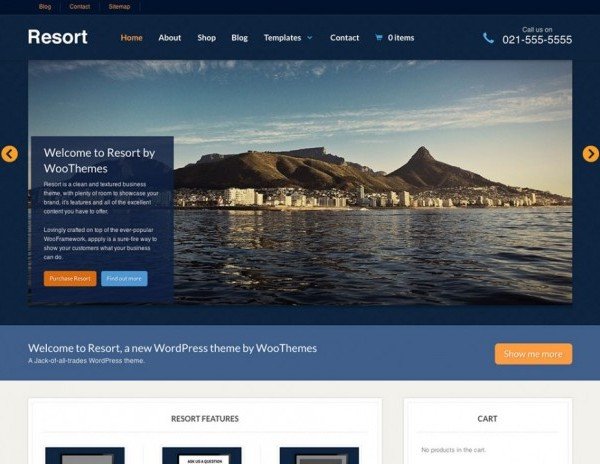 WooThemes Resort WooCommerce Themes