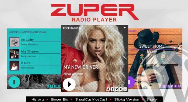 Zuper - Shoutcast and Icecast Radio Player