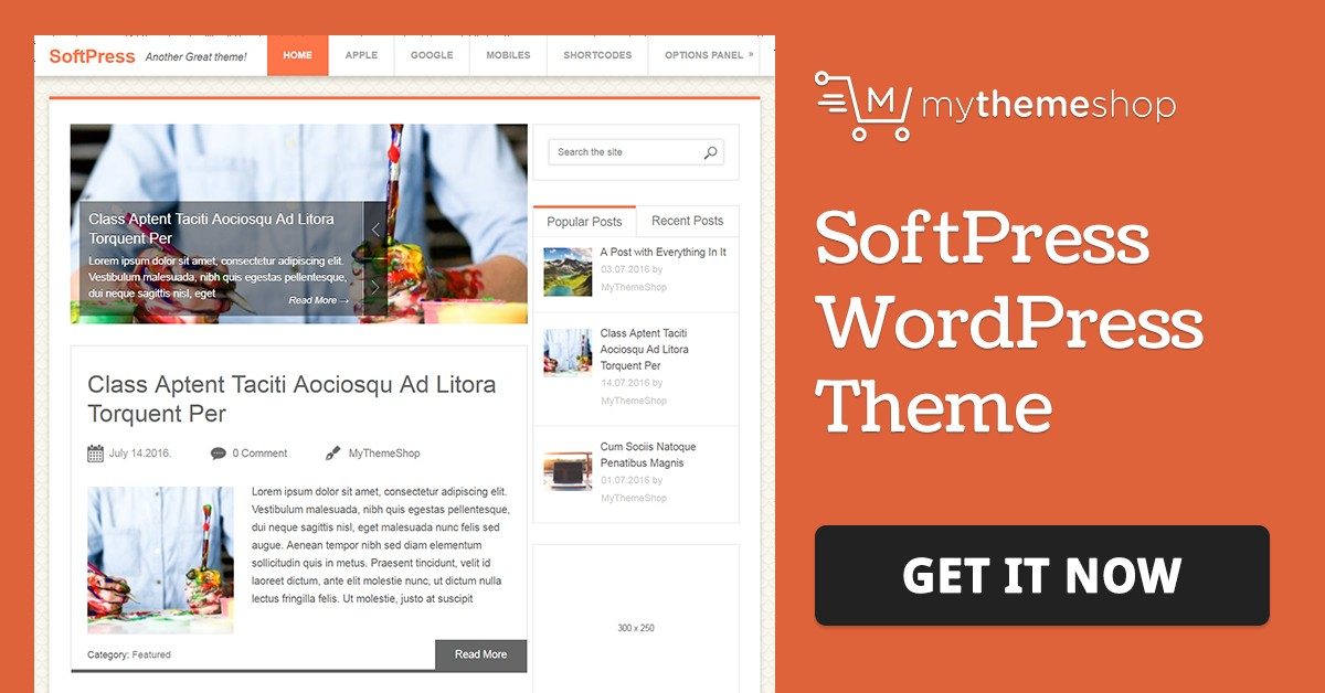 MyThemeShop SoftPress WordPress Theme