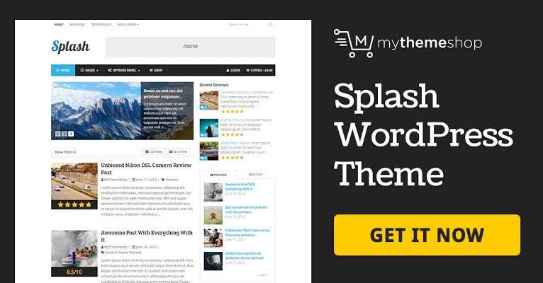 MyThemeShop Style WordPress Theme