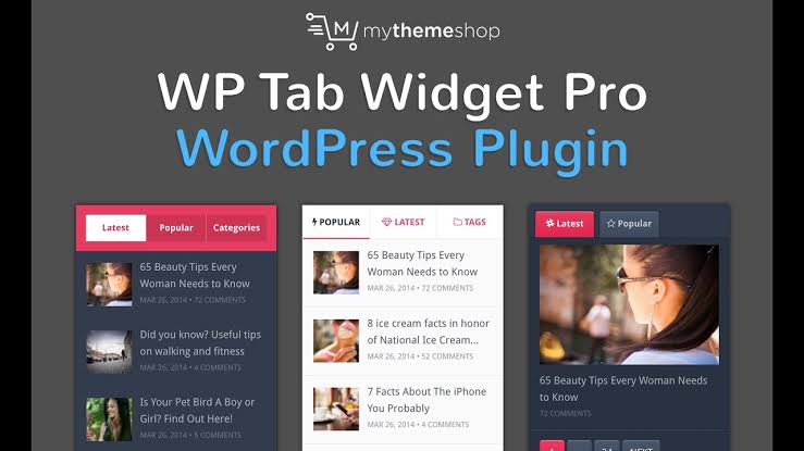 MyThemeShop WP Tab Widget Pro WordPress Plugin