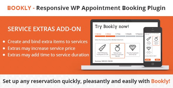 Bookly Service Extras (Add-on) Download
