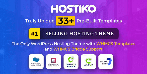 Hostiko -WordPress WHMCS Hosting Theme