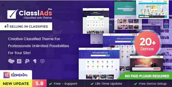 Classiads - Classified Ads WordPress Theme [Activated]