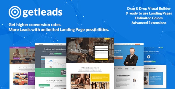 Getleads High - Performance Landing Page WordPress Theme
