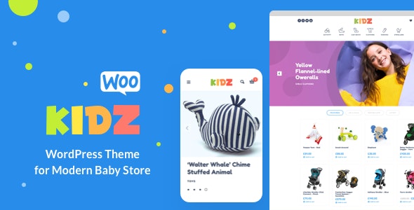 KIDZ- Baby Shop - Kids Store WordPress WooCommerce Theme