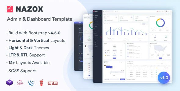 Nazox - Admin - Dashboard Template