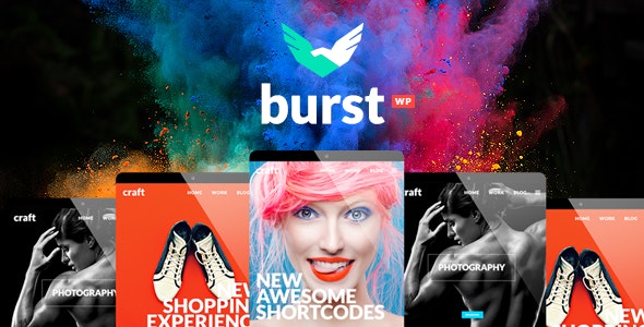Burst - Bold and Vibrant Design Agency Theme