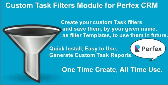 Custom Task Filters Module for Perfex CRM