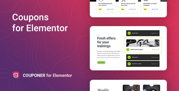 Couponer - Discount Coupons for Elementor