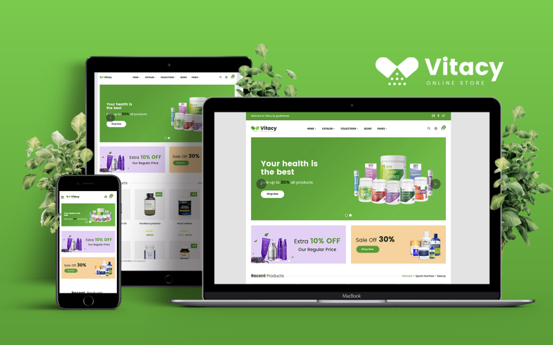 Gts Vitacy - Medical - Health Shopify Theme