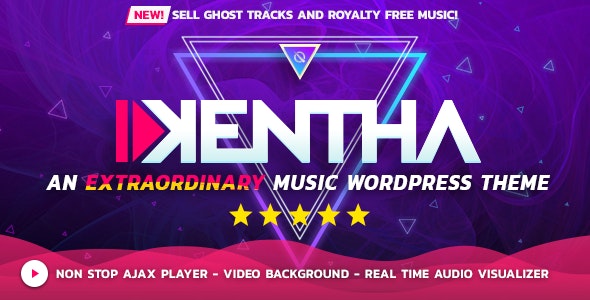 Kentha - Non-Stop Music WordPress Theme with Ajax Kentha + KenthaRadio