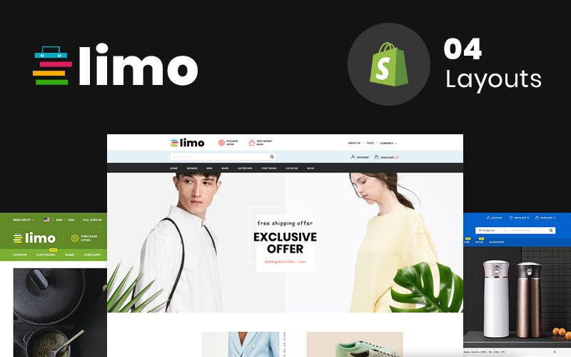 Limo - Sectioned Multipurpose Store Shopify Theme