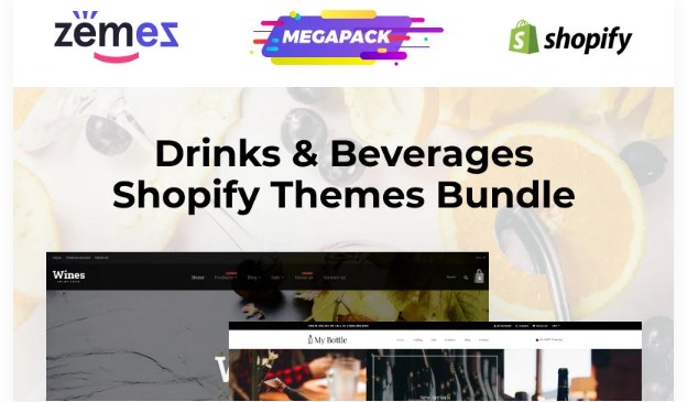 TM Wine and Beverages Themes Bundle Shopify Theme