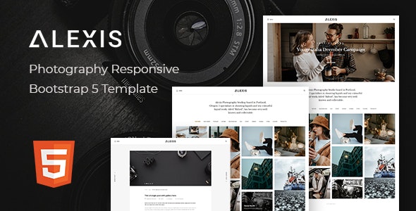 Alexis - Photography Responsive Bootstrap Template