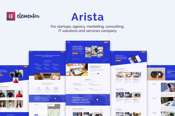 Arista - Multipurpose Business Elementor Template Kit