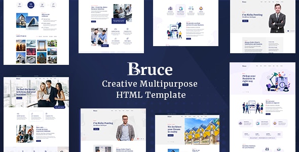 Bruce - Creative Multipurpose HTML Template