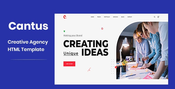 Cantus - One Page Agency HTML Template