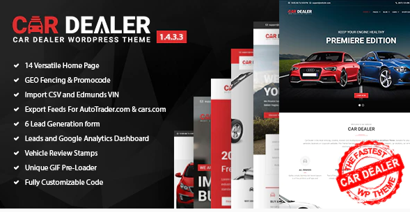 Car Dealer - Automotive Responsive WordPress Theme