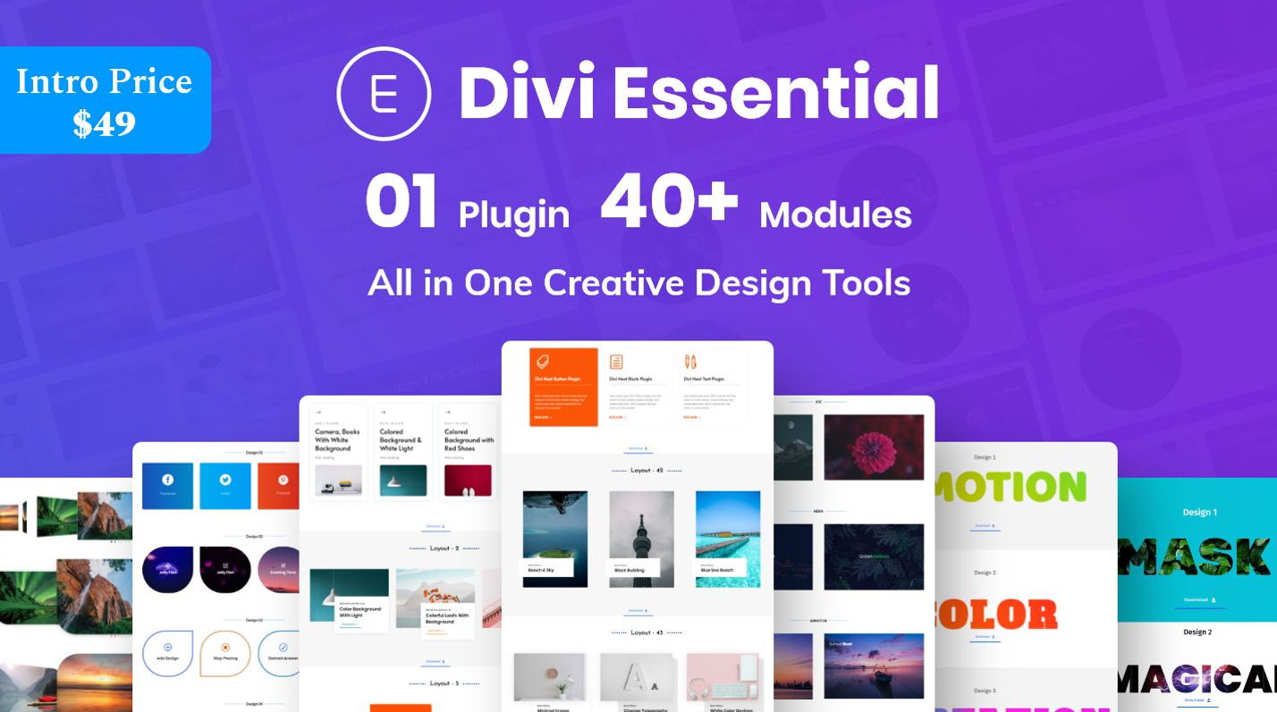 Divi Essential - Divi Extension For Next Label Modules