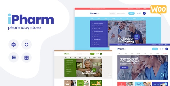 IPharm - Online Pharmacy - Medical WordPress Theme