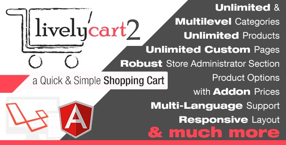 LivelyCart - a Quick and Simple JavaScript PHP Shopping Cart
