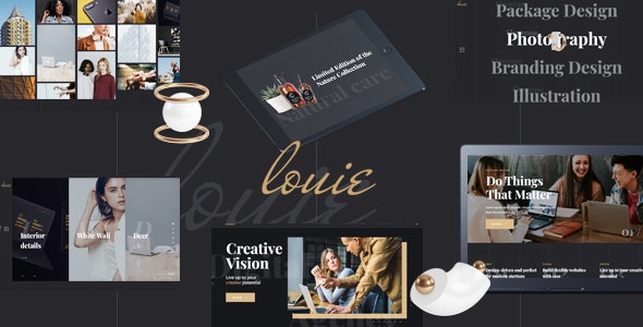 Louie - Modern Portfolio Theme for Agencies