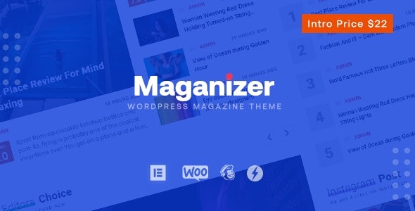 Maganizer - Modern Magazine WordPress Theme