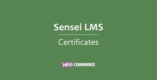 Sensei LMS Certificates