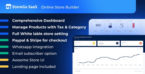 StoreGo SaaS - Online Store Builder