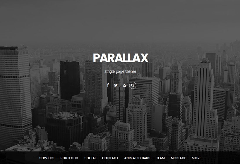 Themify Parallax WordPress Theme