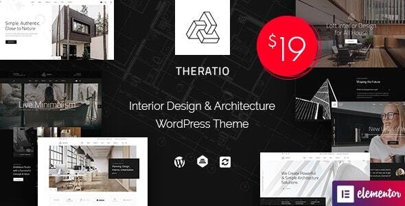 TheratioArchitecture - Interior Design Elementor