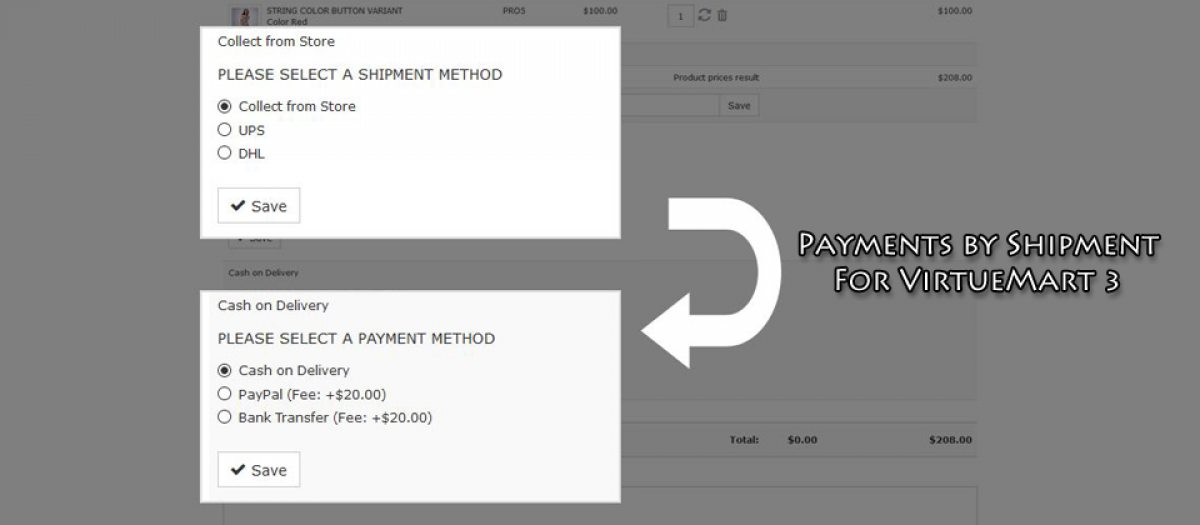 VP Payment by Shipment