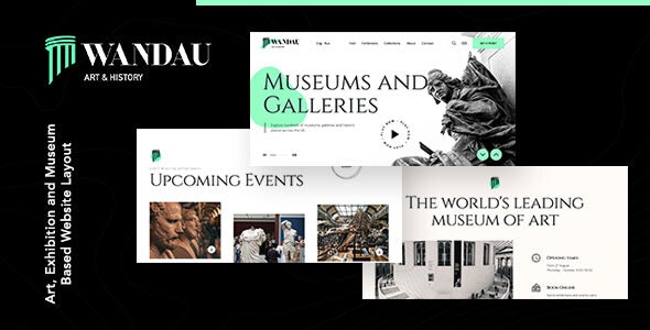 Wandau - Art - History Museum WordPress Theme