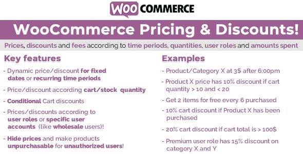 WooCommerce Pricing - Discounts