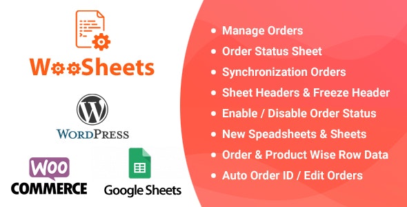 WooCommerce Google Spreadsheet Addon - (Import / Export) (WooSheets)