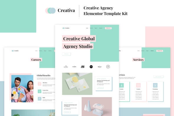 Creativa - Creative Agency Elementor Template Kit
